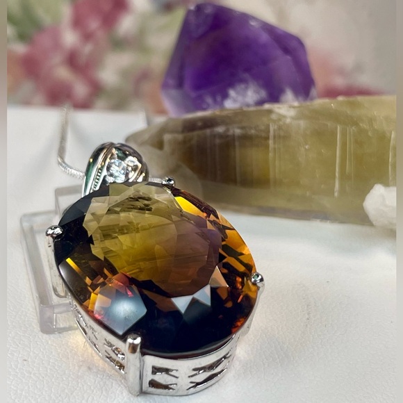 29ct‼️ Ametrine Pendant in Silver 925 - Picture 16 of 17